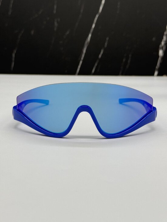 NEW GUCCI GG1650S 010 SUNGLASSES BLUE SHIELD UNISEX GUCCI EYEWEAR main image 7